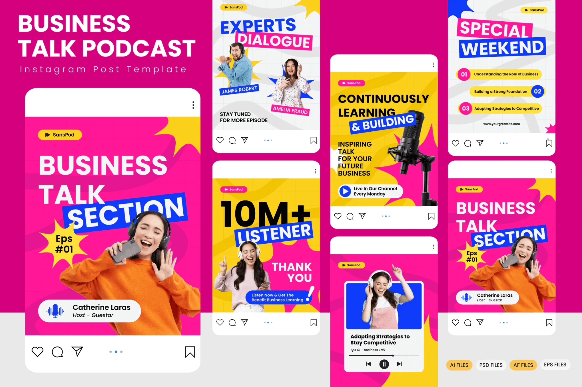 Business Talk Podcast Instagram Post