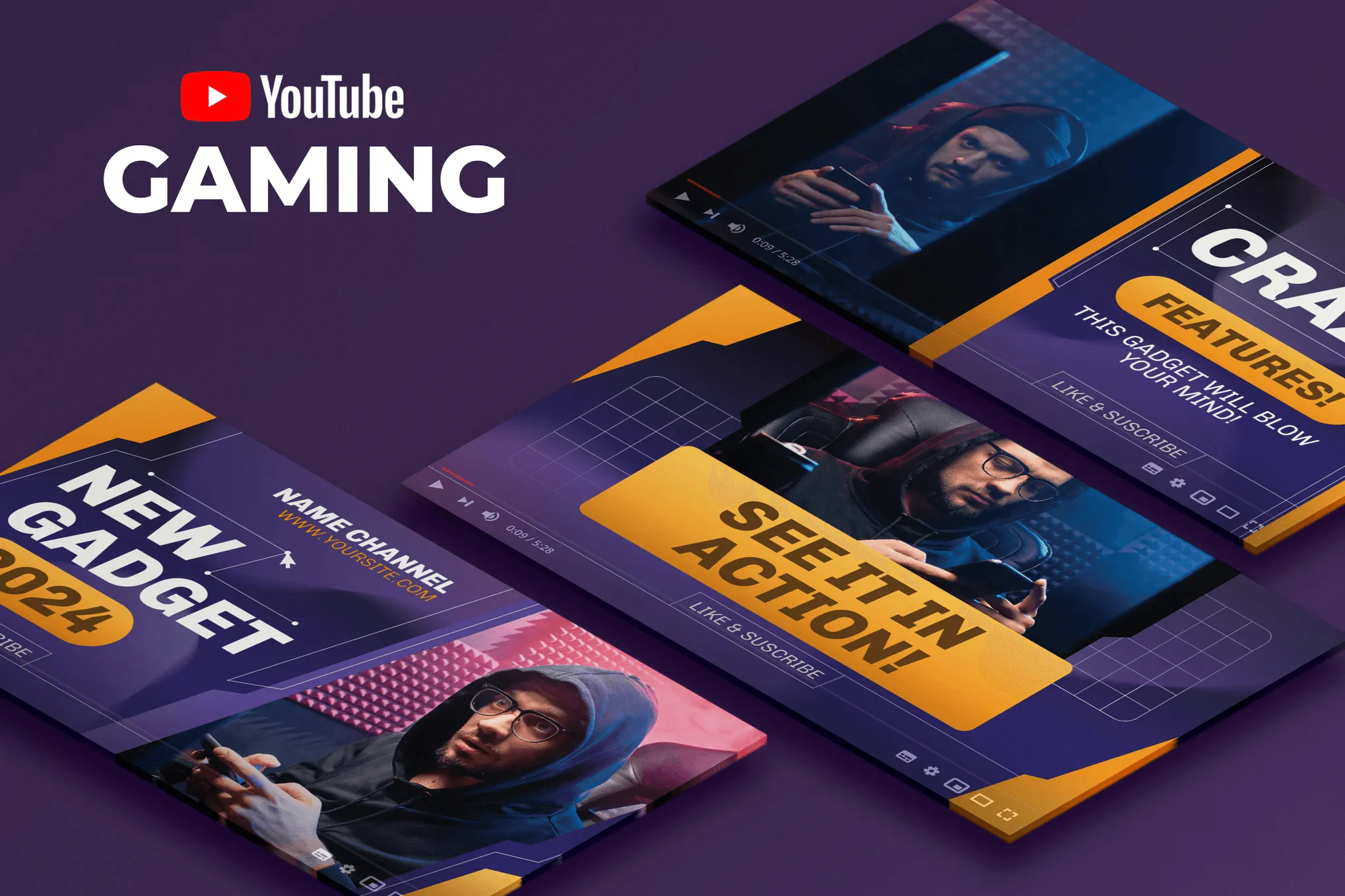 Youtube Thumbnail Gaming