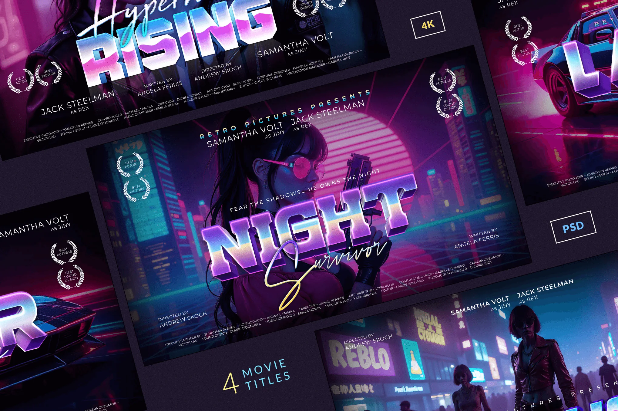 80s Cinematic Movie Titles