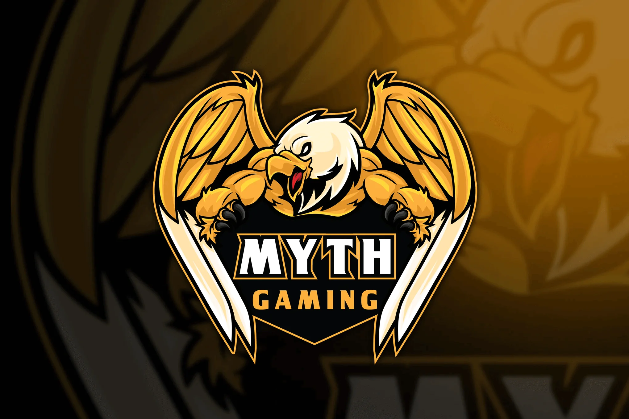 Eagle Myth Esport Logo Template