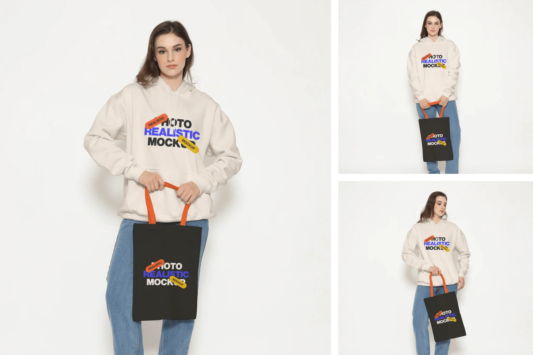 Hoodie and Tote Bag Mockup