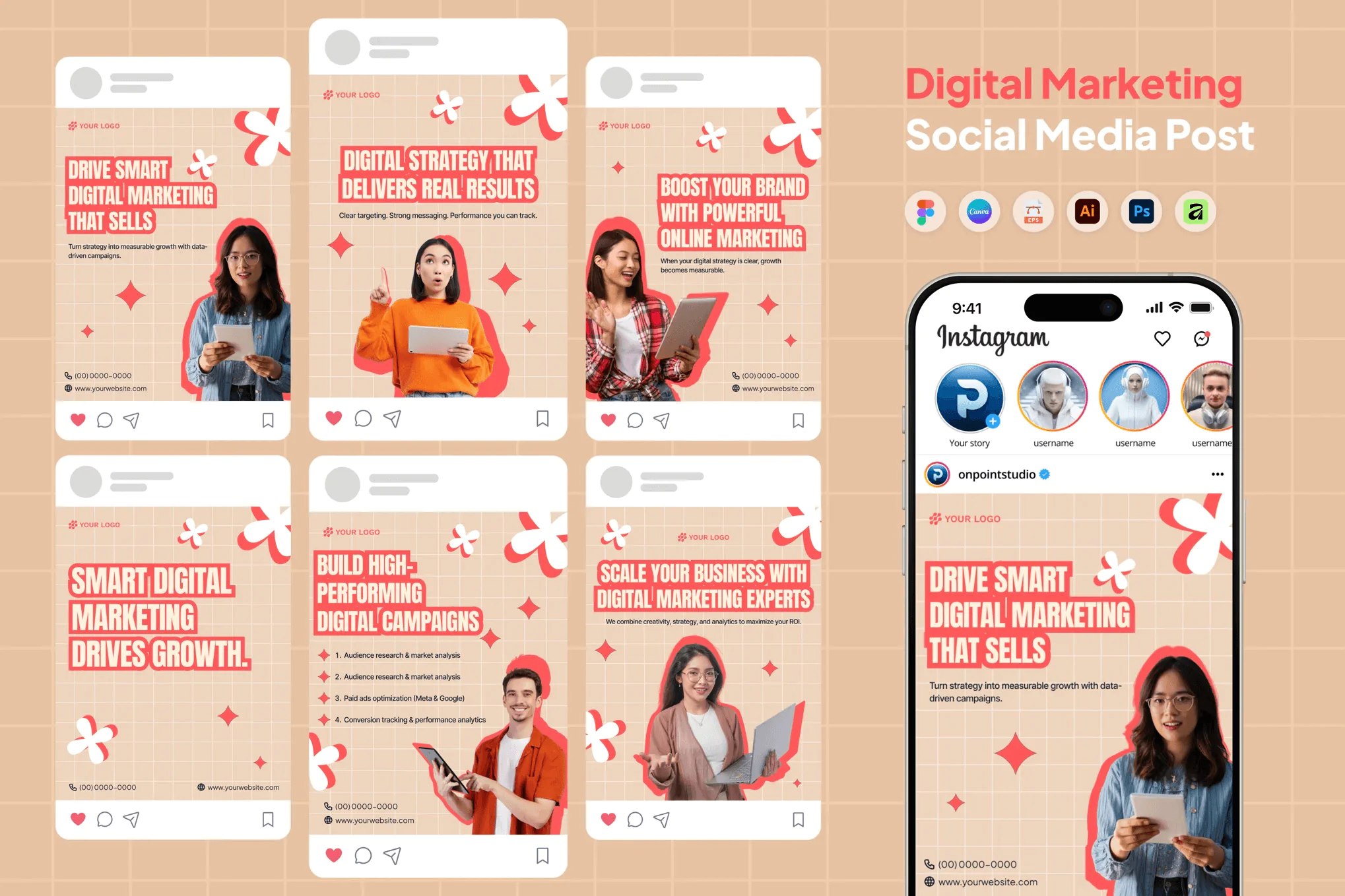 Digital Marketing Social Media Instagram Carousel 2