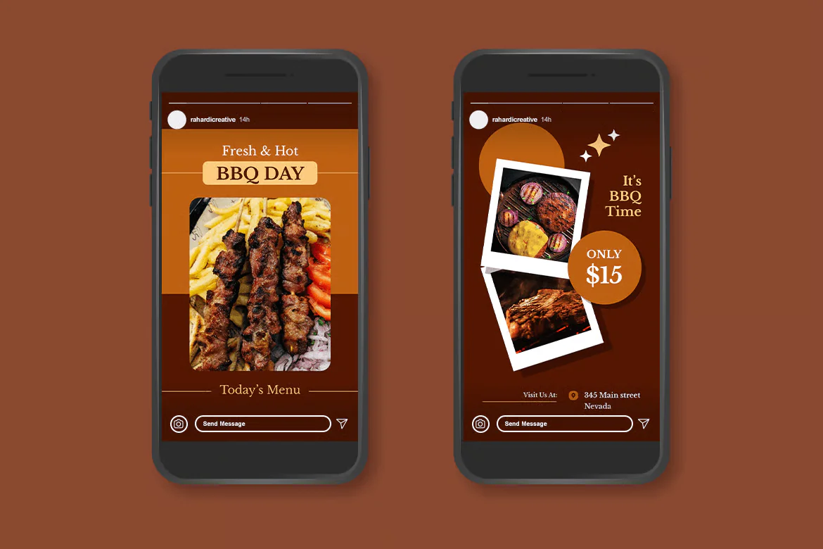 BBQ Instagram Stories