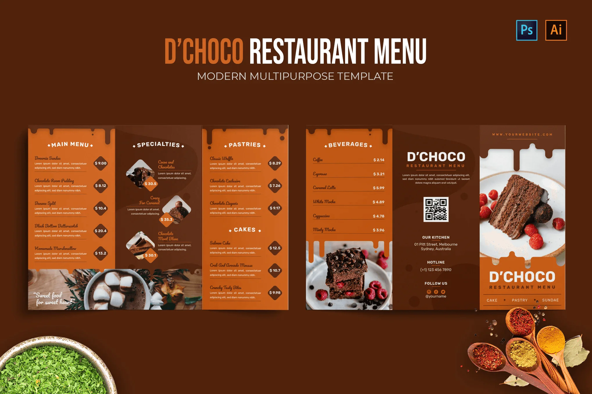 D'Choco - Restaurant Menu