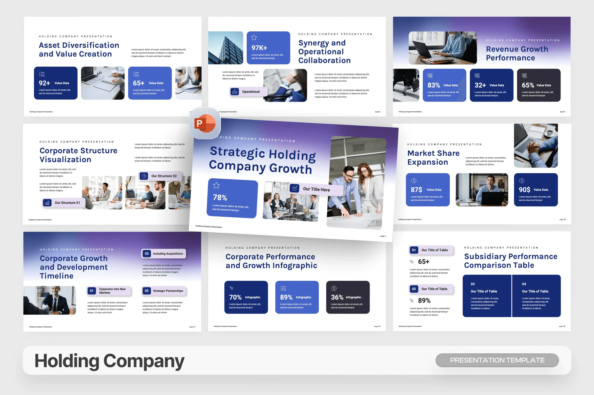 Holding Company PowerPoint