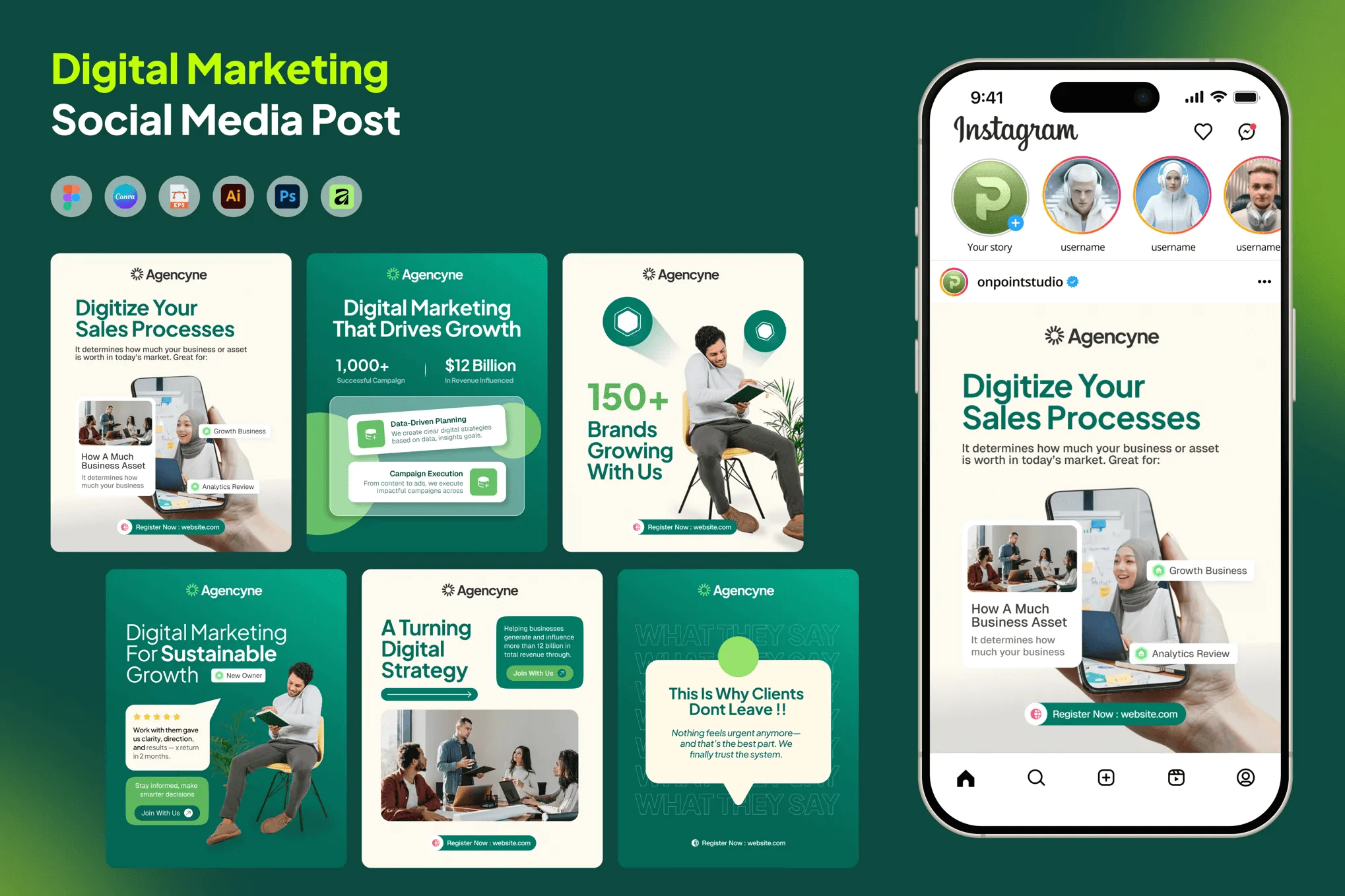 Digital Marketing Social Media Instagram Carousel