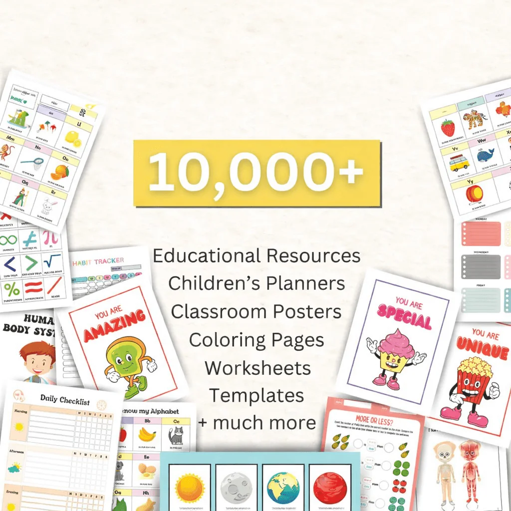 10.000+ Worksheet & Aktivitas Edukasi Anak
