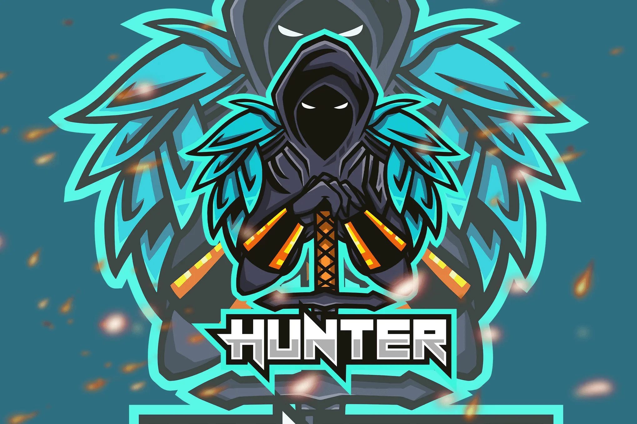 Hunter Squad Esport Gaming Logo