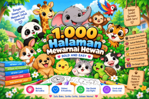 1.000 Halaman Mewarnai Hewan
