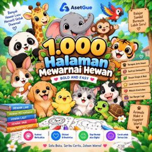 1.000 halaman mewarnai hewan