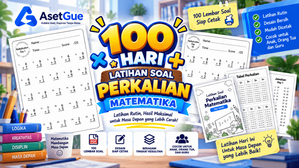 100 Hari Latihan Soal Perkalian Matematika