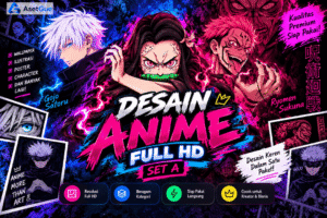 Desain Anime Full HD – Set A