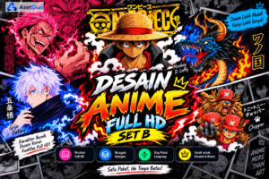 Desain Anime Full HD – Set B