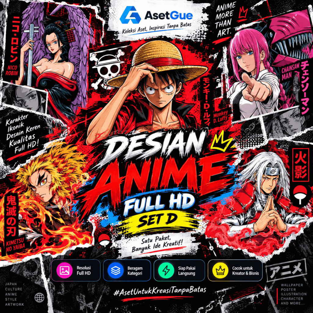 Desain Anime Full HD – Set D