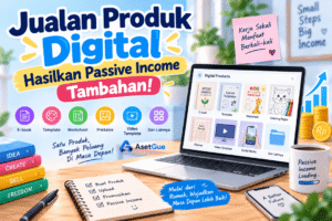 Jualan Produk Digital Hasilkan Passive Income Tambahan!