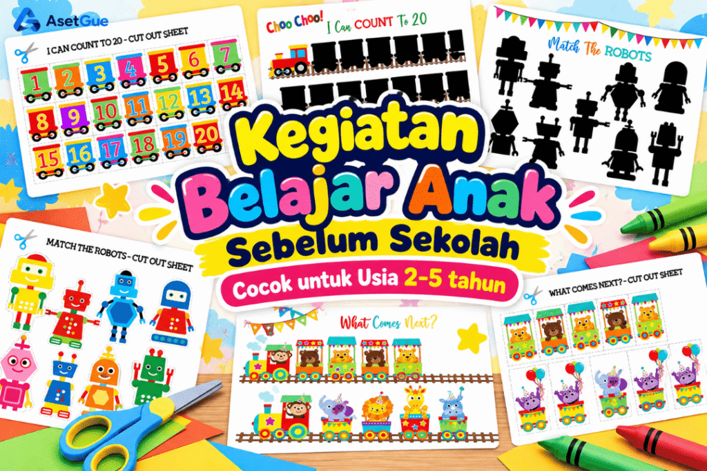 Kegiatan Belajar Anak Sebelum Sekolah – Cocok untuk Usia 2–5 Tahun