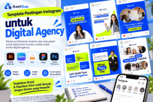 Template Postingan Instagram untuk Digital Agency